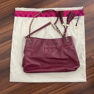 Tory Burch Thea Chain Shoulder Slouchy Tote